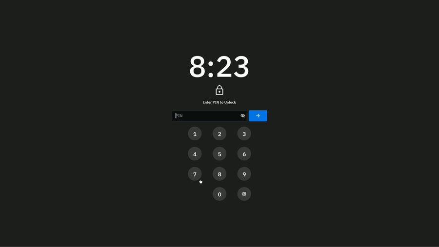 enter a pin to unlock workstation connect