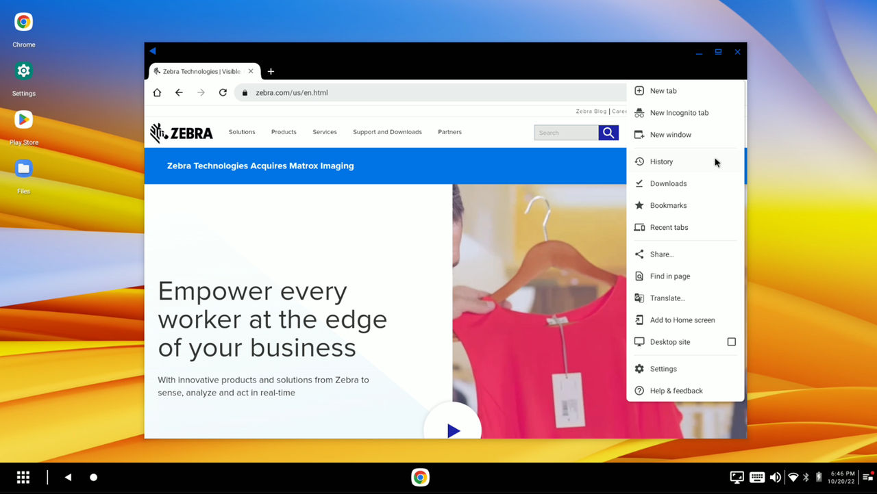 workstation connect desktop site view