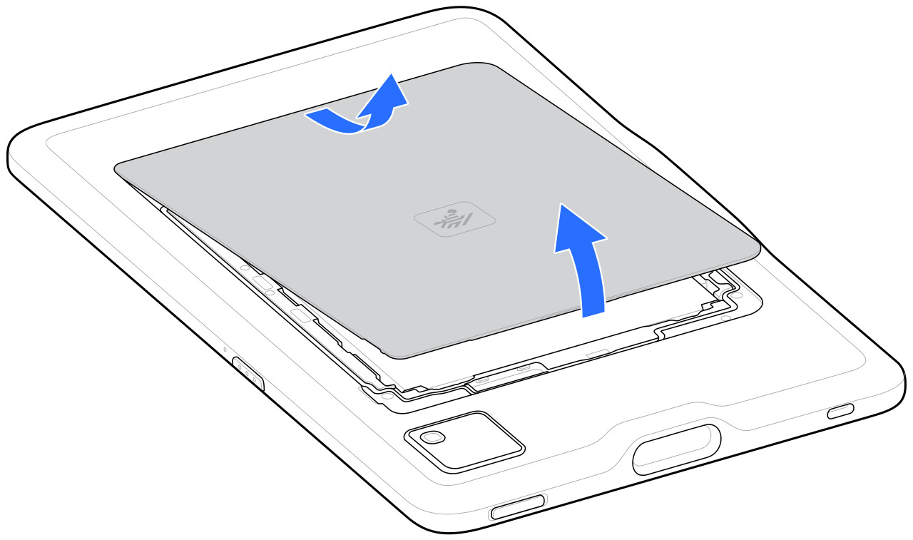 Finger lifting and removing battery cover
