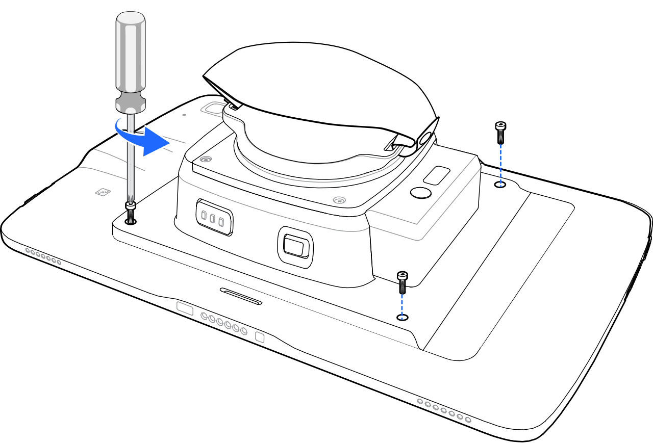 Insert battery cover, tabbed end first